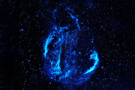 美丽的蓝色银河系图片