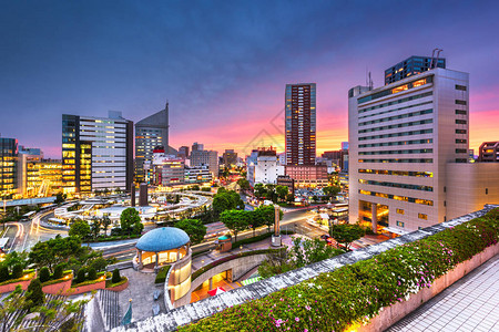 日本滨松市日本静冈黄昏图片