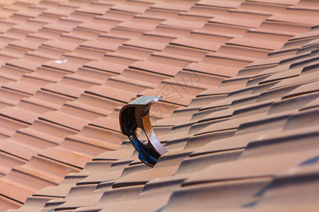 瑞士Lucerne一栋房子的屋顶工程图片