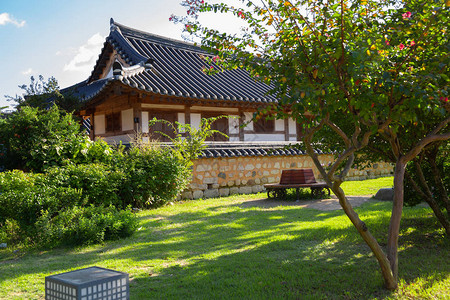 GyochonHanok村朝鲜传统房图片