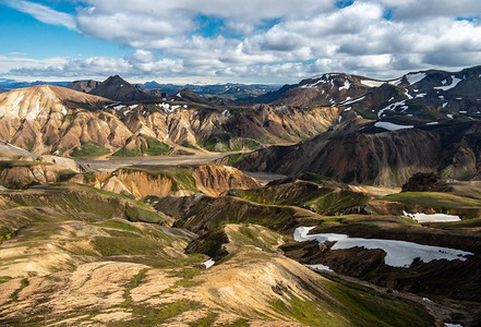 冰岛Fjallabak自然保护区的Landmannalaug图片