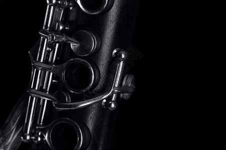 单簧管主体的一部分背景图片