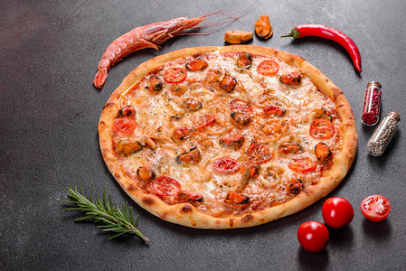 意大利海食意大利披萨图片