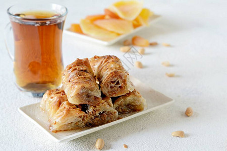 土耳其的Baklava甜点图片