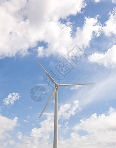 风力涡轮机产生的电能a图片