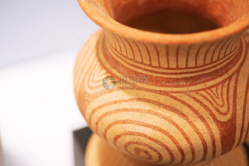 手工陶瓷生陶古代传统陶器背景图片