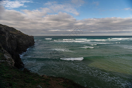葡萄牙美丽的岩石海岸图片