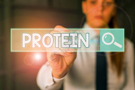手写文字书写蛋白质概念照片低脂肪或碳水化合物图片