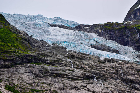 博亚布林冰川是挪威大約斯泰达斯伯图片