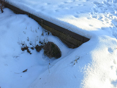 雪下桥的宽管图片