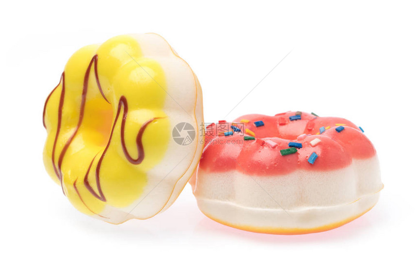甜圈有色彩多的喷洒孤立图片