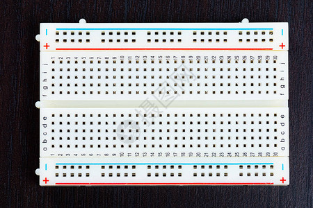 用于原型电路的电子面包板图片