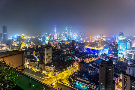 上海市城景象的图片