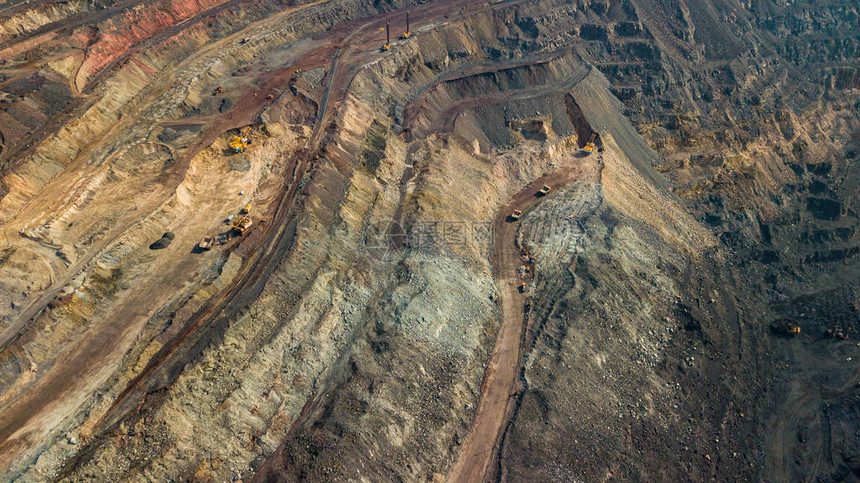 根据高地研究使用露天矿开采的露图片