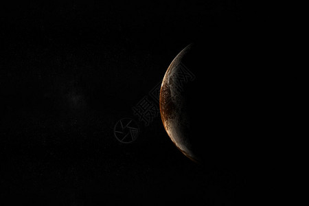 在外层空间的冥王星行图片