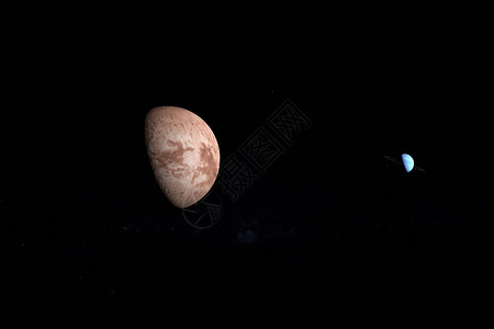 Sedna在海王星附近环绕的Sed图片