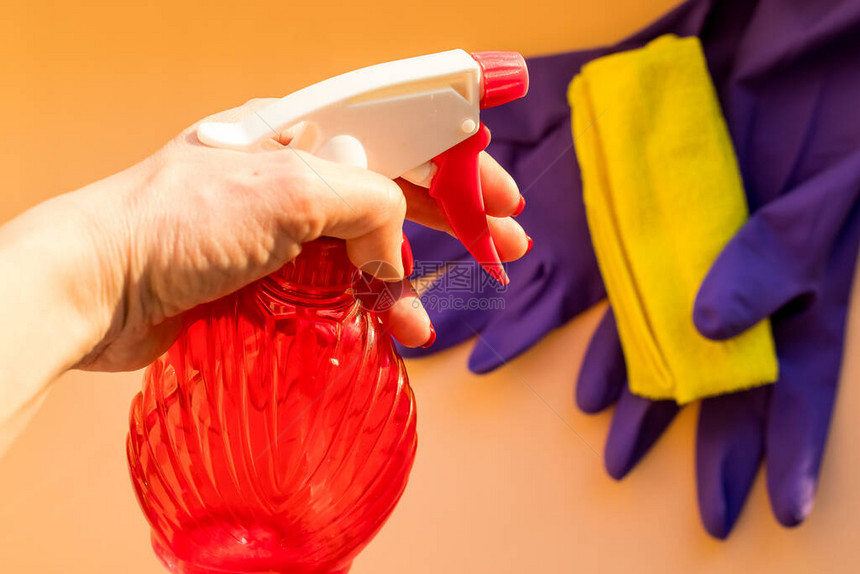 管家橡胶防护手套用洗涤剂和显微纤图片
