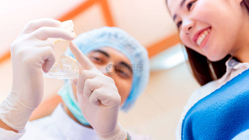 牙医植入假牙科诊所的牙科和图片