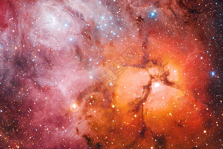 外层空间的星云和恒星图片