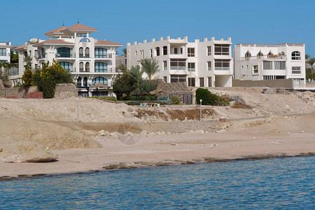 埃及沙姆伊赫市海岸的建筑图片