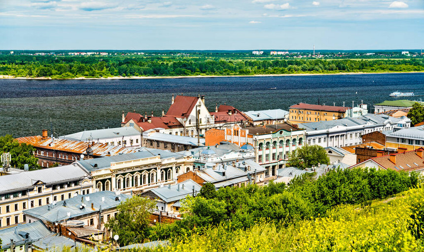 NizhnyNovgorod市风景与俄图片