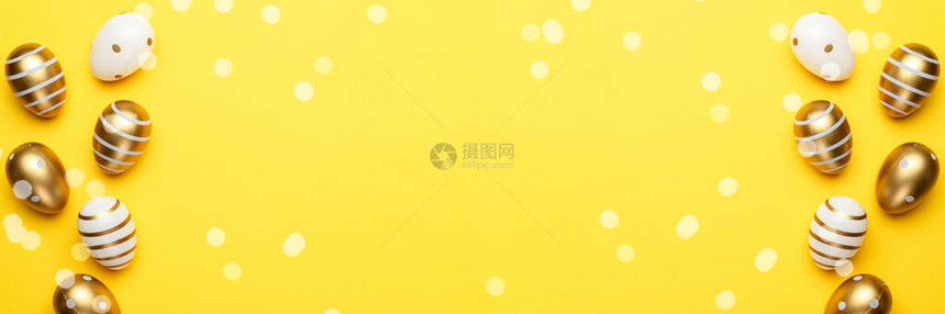 复活节背景黄色图片