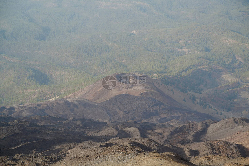 从泰德火山峰顶图片