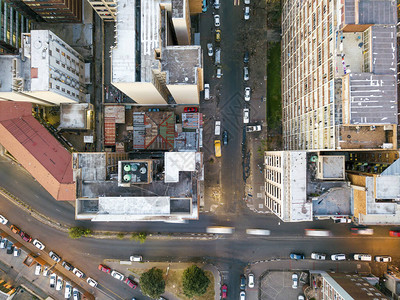 位于南非约翰内斯堡市中心的摩天大楼Skycr高清图片