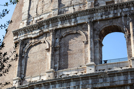 意大利罗马的Colosseum窗户图片