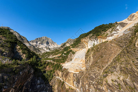 阿普安阿尔卑斯山托斯卡纳意大利欧洲著名的白色卡拉图片