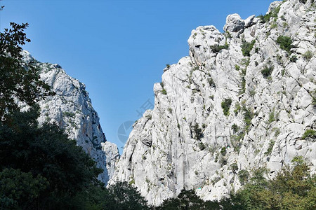 帕克莱尼察喀斯特河峡谷是克罗地亚的一个公园高清图片