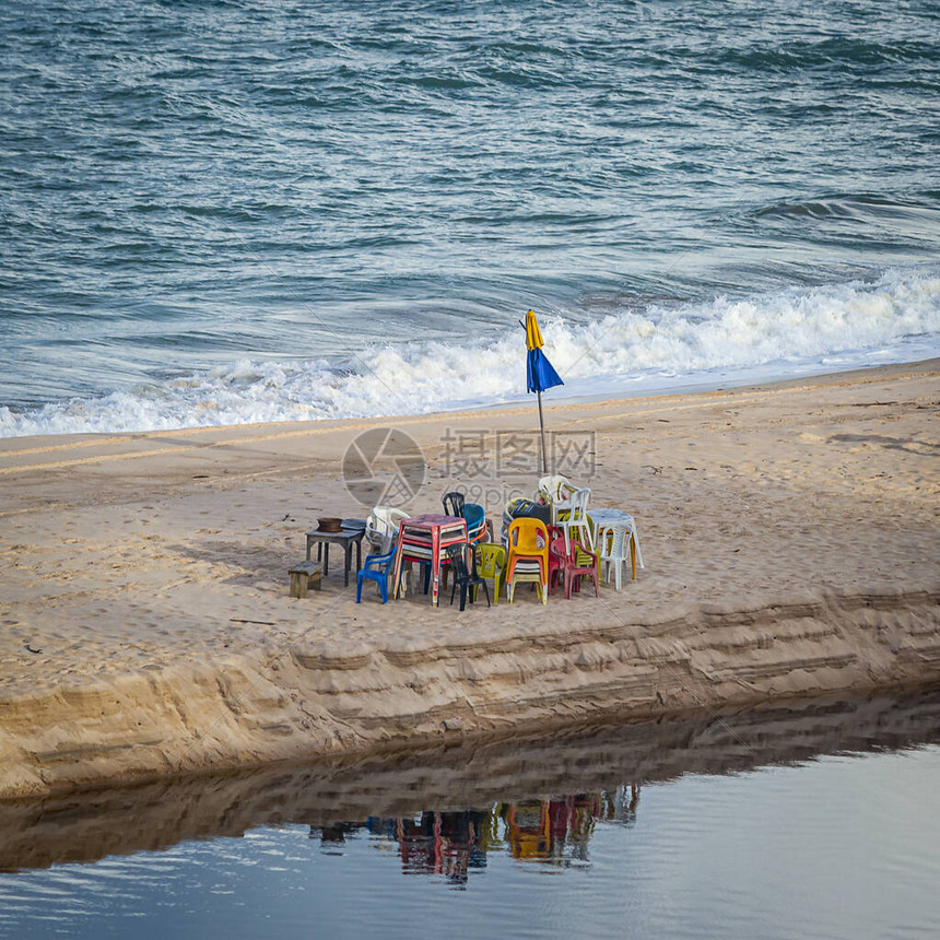 巴西海滩帕拉伊巴州普拉亚贝拉海图片
