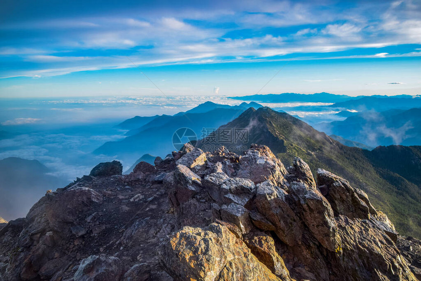 Jade山地景观山台图片