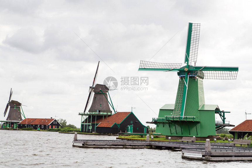 桑斯安风车荷兰图片