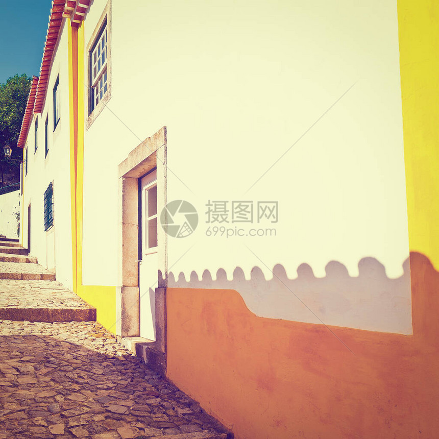 中世纪葡萄牙登基多斯市街头Insta图片