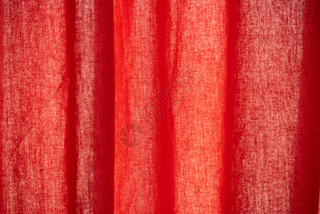 红漆背景红色织物背景红色织物纹理特写图片