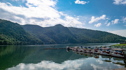 Hualien的Liyu湖风景地区图片