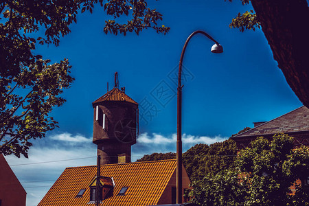 美丽如画的丹麦村庄图片