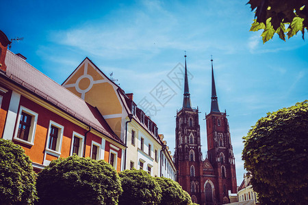 Wroclaw美丽的教堂吸引人图片