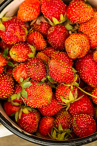 草莓红色和新鲜红草莓图片
