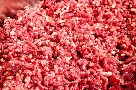 肉类加工厂香肠肉末图片