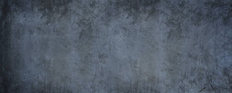 灰色墙壁和深色垃圾混凝土壁纸背景的水平黑色水泥背景图片