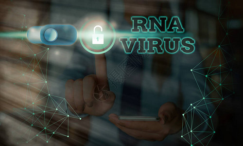 显示Rna的文本符号商业图片展示基因信息以RNA的形式存储图片