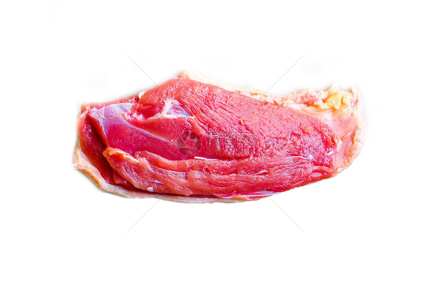 鸭胸生鱼片肉烤肉菜单食物背景酮或古饮食顶视图文图片