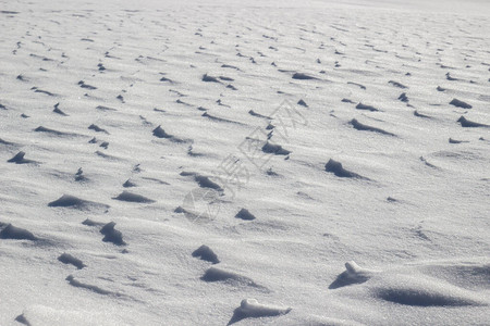 雪丘和漂流的奇特模式的雪场冬季图片