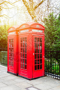 伦敦有历史建筑的红线电图片