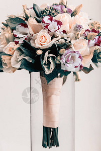 美丽的花束新娘花束新娘的花图片