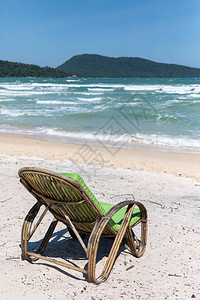 柬埔寨西哈努克维尔的沙拉湾海滩高图片