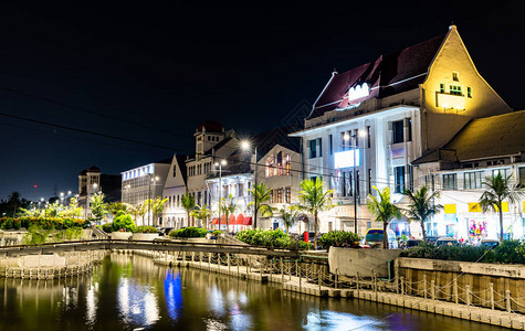 印度尼西亚雅加达旧城Kota背景图片