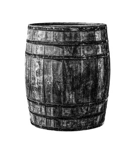 灰色调的橡木桶红酒罐头葡图片